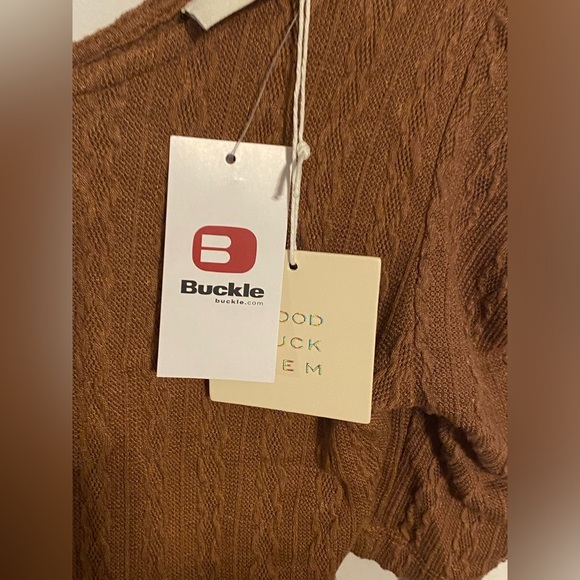 Buckle Good Luck Gem Short Sleeve Top, XS - Picture 3 of 5